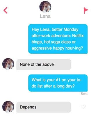 how to lead a tinder conversation